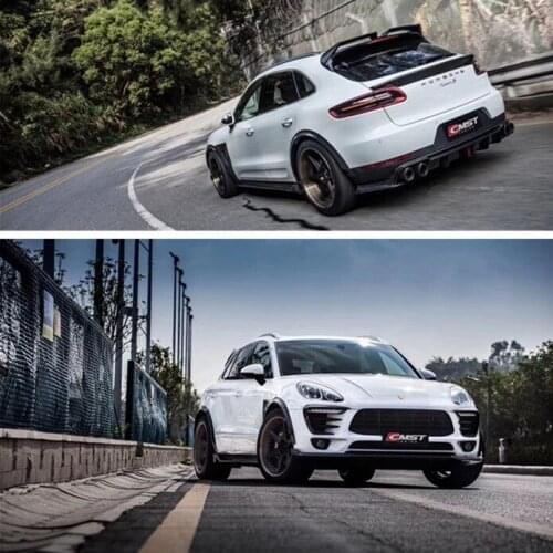 Suitable for Modification Front Side Skirt with Carbon Fiber and Rear Lip of Wide Body Wheel