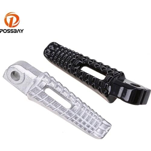 POSSBAY Aluminum Motorcycle Footrest Motorbike Pedals Motocicleta Highway Foot Pegs for Suzuki B-KING 2008-2013 Cafe Racer Pedal