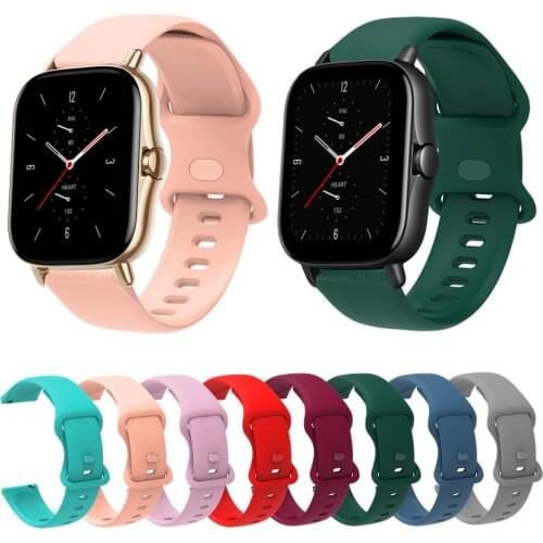 Smart Watch Band For Huami Amazfit GTS 2 2e Wrist Strap For Xiaomi Amazfit Bip S U Pro GTS 2 Mini GTR 2 2e 47mm 42mm Bracelet