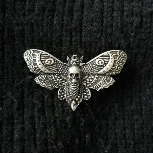 SanLan Witchy 1pcs skull Deaths head Hawkmoth butterfly insect