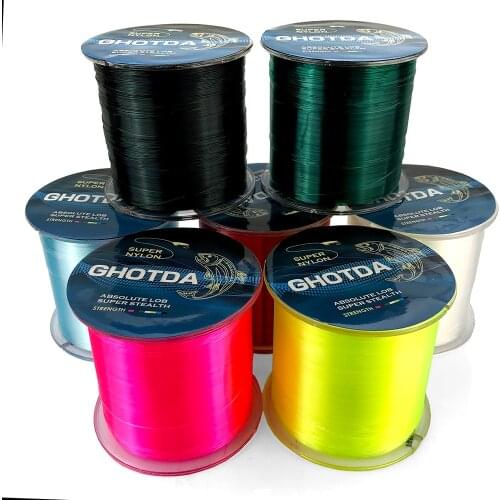GHOTDA 5-30LB 500M 0.168-0.5mm Nylon Fishing Line Super Strong Monofilament