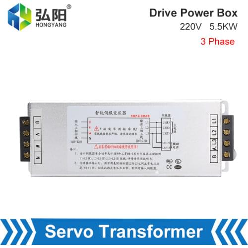 Three-Phase Intelligent Servo Transformer 220V 5.5KW Input Voltage Three-Phase Four-Wire 360V-420V Suitable For Servo Drives