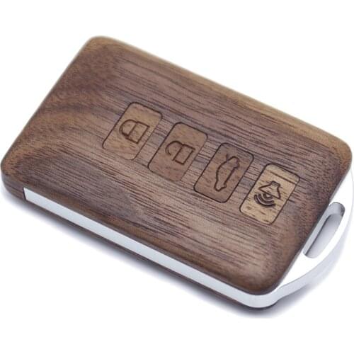 Remote Control Refit Rosewood Car Key Fob Shell Replacement for Nissan & Infiniti ( W/O battery and circuit board)