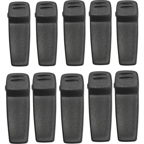 10PCS VBLL Alligator Spring Screw-In Belt C4 for ICOM IC-F24 F4011 F3011 F4021 F3021 F4161DS F3161DS F4161DT Radio