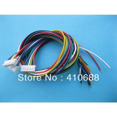 150 pcs PH 2.0mm 7 Pin Female Polarized Connector with 26AWG 300mm Leads