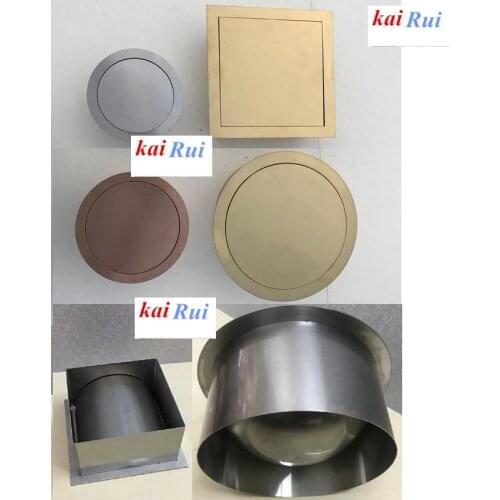 304 stainless steel Built-in Recessed Counter top bench top waste bin flap Swing cover Lid Kitchen Hotel Public