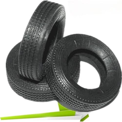 4PCS 1:24 Heavy-duty Truck Mud Truck Tires Tire Skin Zhuque Heavy-duty Truck Model