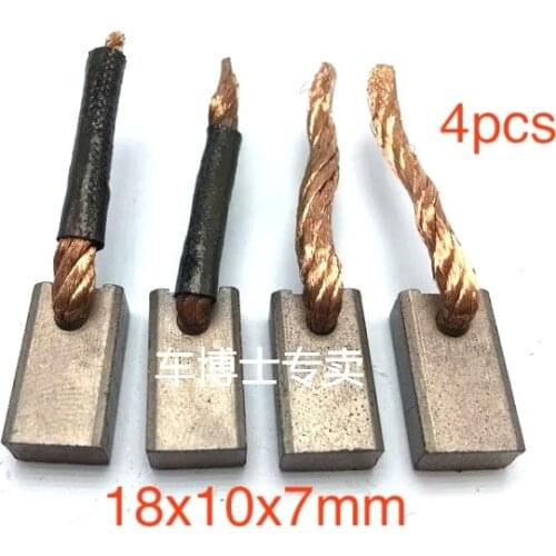 4pcs 18x10x7mm for Xiali car starter motor carbon brush electric brush