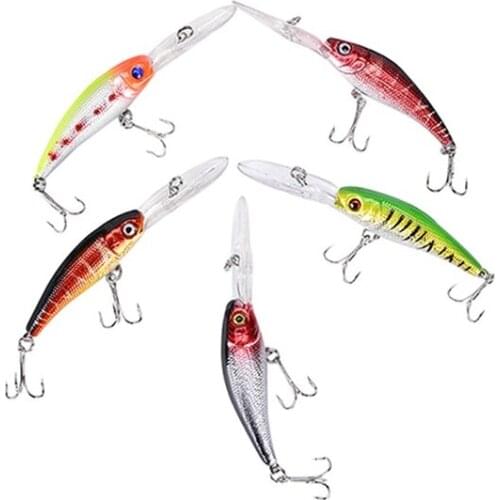 7PCS Fishing Lures Bass Crankbait Hooks Tackle Crank Baits 10cm/7.8g