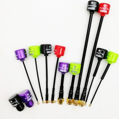 5.8G Lollipop 4 RHCP Antenna high gain 2.8Dbi FPV Transmitter/Receiver SMA/RP-SMA/MMCX/UFL Antenna for RC FPV racing drone part