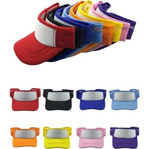 Free Shipping 12pcs/lot Blank Sublimation Sun-Hat For Sublimation INK Print DIY Gifts Heat Press Printing Transfer