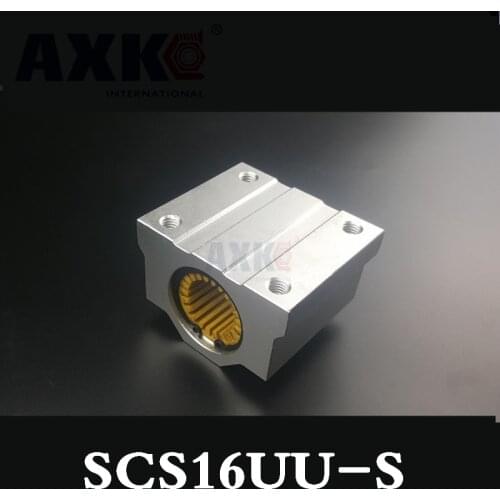 Sc16uu-s Scs16uu Linear Bearing Block With Lm16uu-s Bush Pillow Block Linear Engineering Plastic Bearing Maintenance Low Noise