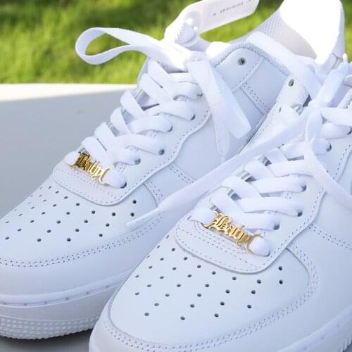 Custom Shoe-buckle Stainless Steele Personalized Nameplate Buckie Shoe Accessories Shoe Tags 2020 New Jewelry Drop Shoes buckle