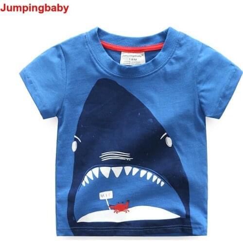 Jumpingbaby kids Clothes T shirt Cotton Camiseta Children Boy T-shirt Clothing Roupas Infantis Menino Baby T-shirts Costumes2017