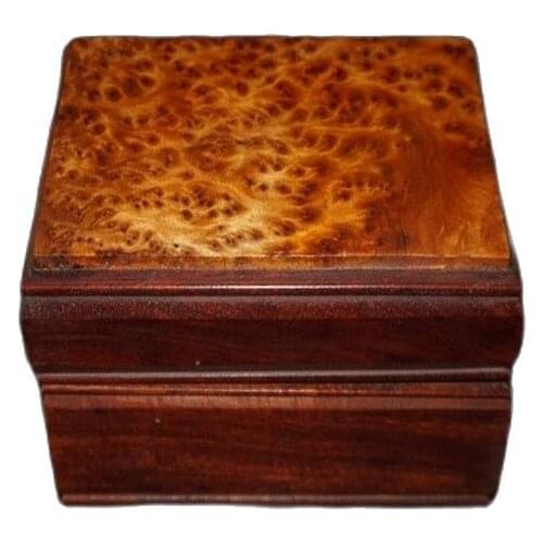 Collection of gold camphor long jewelry box carved with antique pure hand-made rosewood