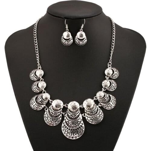 LZHLQ Maxi Jewelry Vintage Hollow Necklaces Plated Multilayer Pendant Necklace 2020 New Trendy Girl Popular Cute Statement