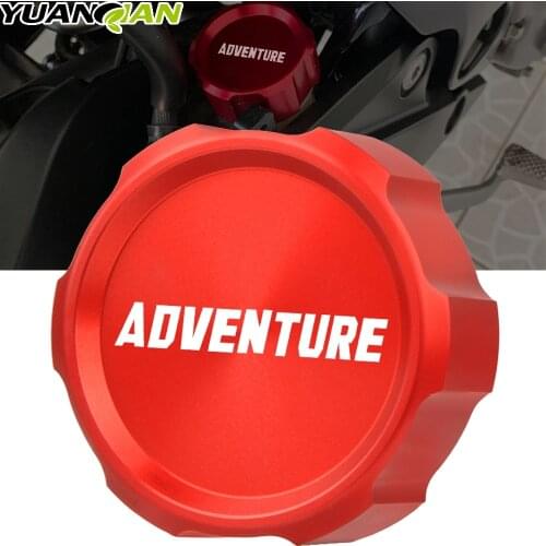 Motorcycle Red Rear Rear Fluid Cylinder Master Reservoir Cover For BMW R1200GS Adventure R 1200 GS ADV 2007 2008 2009 2010-2013