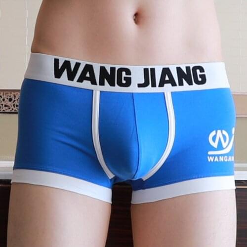 Men Underwear Boxers Shorts Cotton Breathable Underpants Cueca Male Panties Solid U Convex Pouch Mens Boxers Trunks
