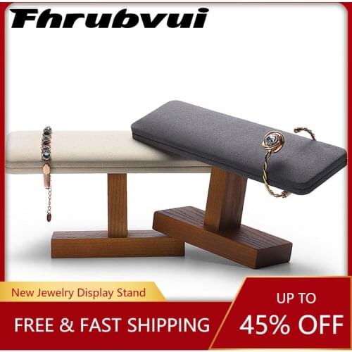 New Solid Wood Bracelet Bracelet Showcases Shelf T-shaped Watch Display Prop Jewelry To House The Display Holder