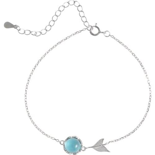 925 Sterling Silver Pin Glass Antler Necklace Creative Fashion Versatile Trendy Neckchain Simple Niche Design Clavicle