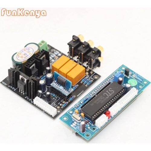 F6 PGA2311 Rremote Control Amplifier Preamp Board Second Edition Finished Board Can Be Upgraded To PGA2310