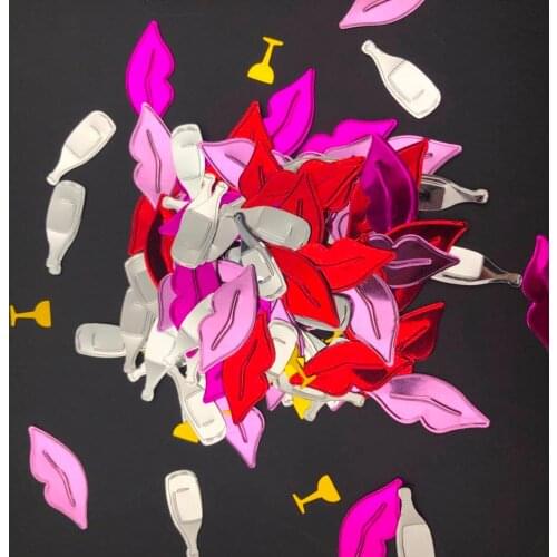 Mixed color/15 grams Sequins PVC Flat for DIY Card Making Craft Color Collection