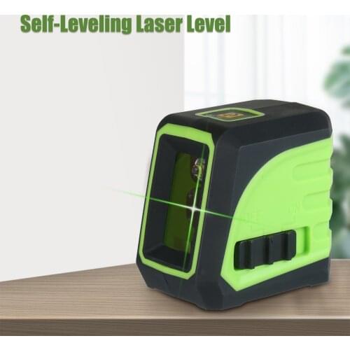 KKmoon Self-Leveling Laser Level Cross Line Green Beam Laser Level with Magnetic Mount Toolbag for Construction Picture Hanging
