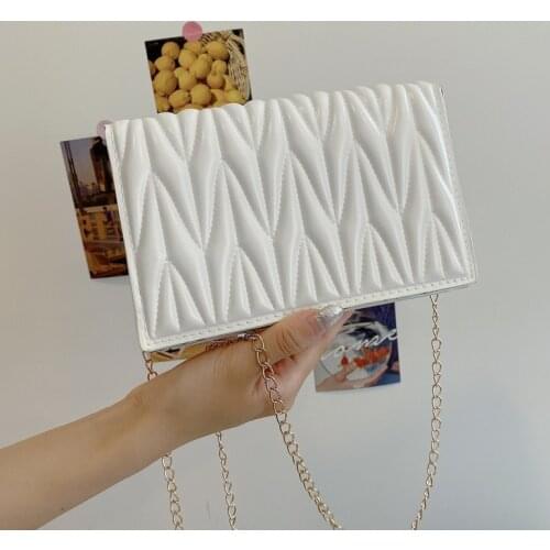 Women Bags Summer Womens Bag Trend 2021 Fashion New Designer Shoulder Bags Solid Color Pu Leather Handbags And Purse Mini Cross