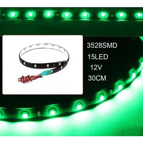 12V Car Interior Led Strip Sticker Daytime Running Lights Waterproof Flexible Car Light 4 Color