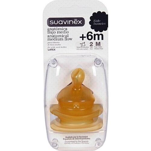 TETINA LATEX ANATOMICA SUAVINEX T 2 M 2 U