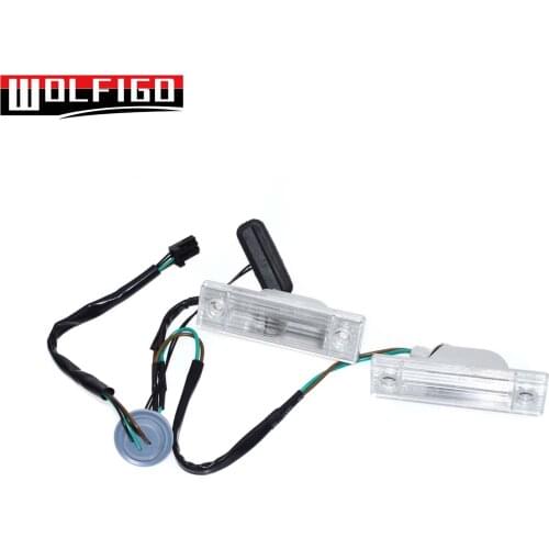 WOLFIGO New Trunk Release Switch w/ Licence Plate Lamp for Chevrolet Cruze 2011 12 13 2014 95107229, 95961097