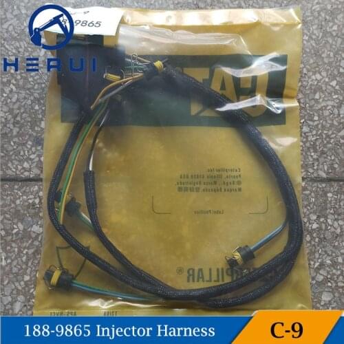 C-9 Wire Harness CAT 330D 336D 336D2 340D 340D2 Engine Injector Wiring Harness 188-9865 For Caterpillar Excavator
