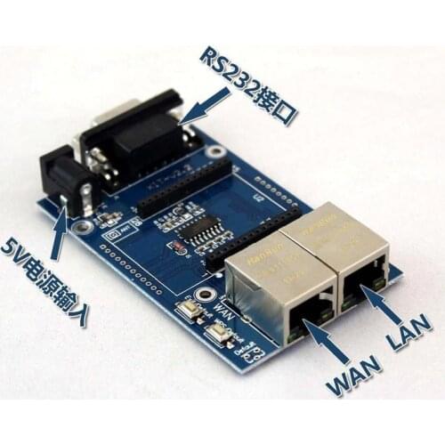 Glyduino Uart-WIFI Module Serial Port WIFI, WIFI, HLK - SCM (Single Chip Micyoco) RM04 Simplify Test Board