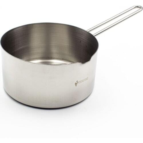 16 Cm Bright Stainless Steel Milk Pot