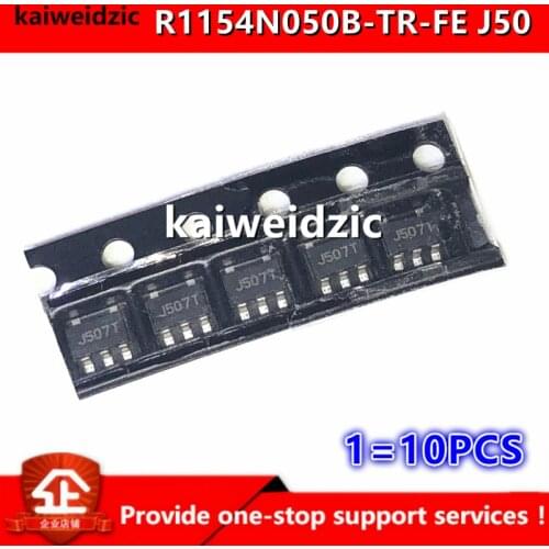 Kaiweikdic New imported original R1154N050B-TR-FE Silk screen printing J50** Voltage regulator low dropout regulator