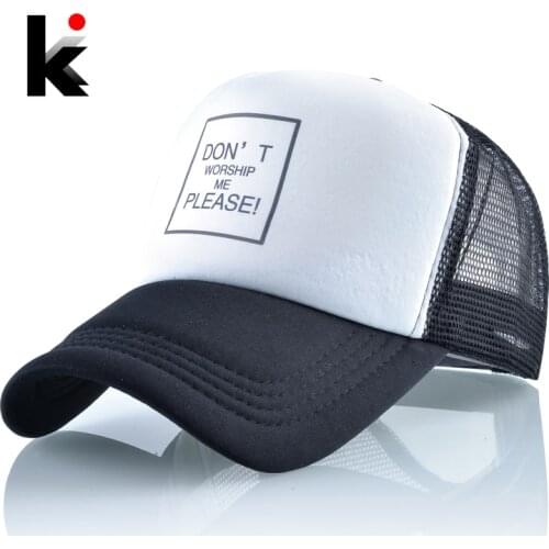 Outdoor Baseball Cap Men Women Snapback Hip Hop Bones Summer Breathable Visor Hat Beach Vacation Caps Streetear Letter Hats