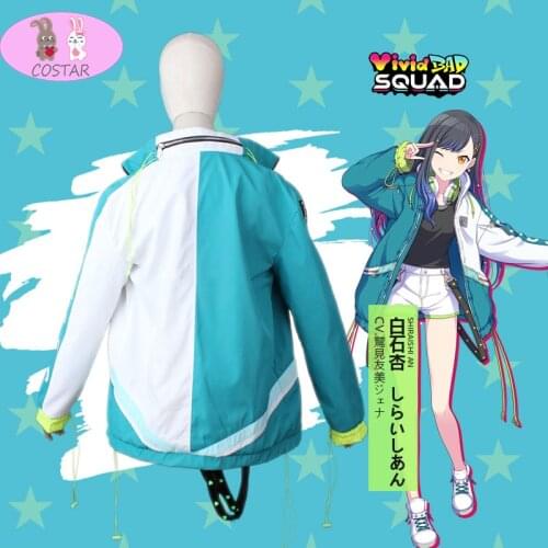 Anime Game Project Sekai Shiraishi An Band Vivid BAD SQUAD cos Womens daily Costume Full suit
