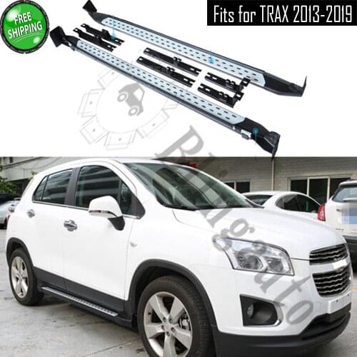 Fits for C hevrolet TRAX 2013-2019 2Pcs left right running board side steps nerf bar car pedal side stairs