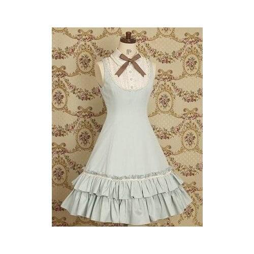 LLT023) Lolita Dresses Sleeveless Sweet Lolita Short Dress Ball Gown Fancy Prom Dress Halloween Party Masquerade Costume