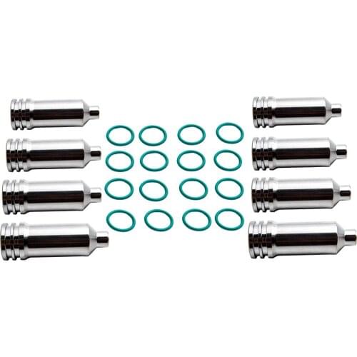 8X Fuel Injector Cup & O-rings Sleeve Set For Gm Duramax LB7 01-04 for 94051259