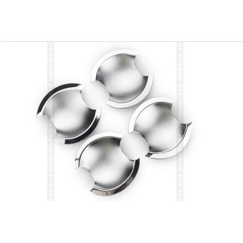 FUNDUOO New Chrome Car Door Handle Cup Bowl Cover Trim Sticker For Toyota Camry 2012 2013 2014 Free Drop Shipping