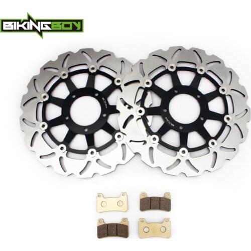 BIKINGBOY Front Brake Discs Disks Rotors Pads For Honda CBR 1000 RR Fireblade 08 09 10 11 12 13 14 15 16 CBR1000RR 320mm Set