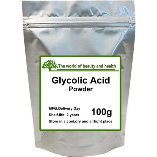 Glycolic Acid Powder Improve Skin, Reduce Wrinkles, Acne Scars and Pigmentation