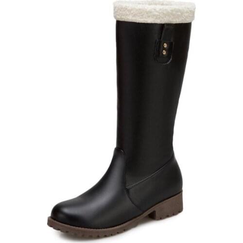 Big Size Simple boots boots women woman winter boots women women shoes botas