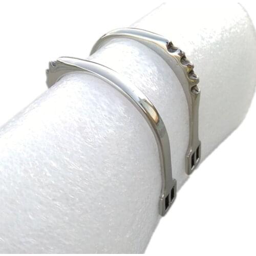 Stainless Steel Spur With Three Teeth Band Horse Riding Equipment