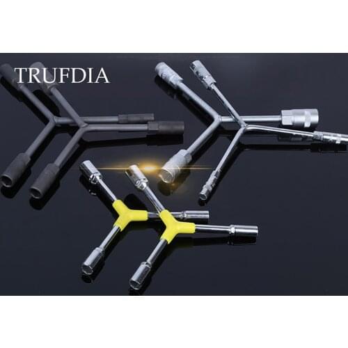 Triangular Socket Wrench Y Shape CR-V Outer Hexagon Key Set Bike Car Bicycle Repair Tool Spanner Three-Prong Hex Sleeve Wrench