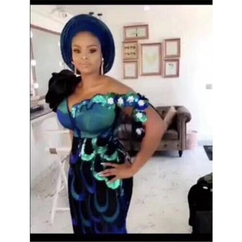 Top Quality African embroidered Tulle Lace Fabric with shinny sequins YG-630 for party dress African French Lace Fabric