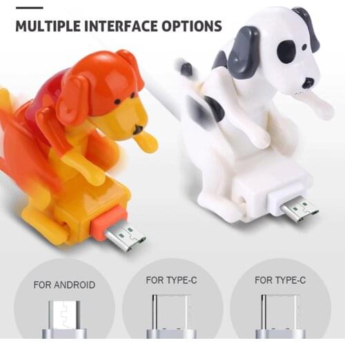 Charging Cable Type-C Rogue Dog Portable USB Kids Toy Gift Data Cable Smartphone Charger Charging Line Cute Micro USB