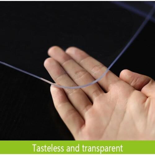 1.0 transparent frosted pvc soft glass tablecloth waterproof and oil-proof coffee table pad crystal soft board coffe table