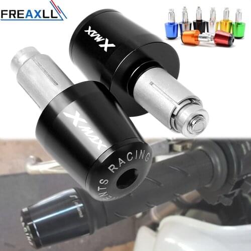 7/8'' 22mm For YAMAHA X-MAX XMAX X MAX 125 250 300 400 CNC Alumiunm Plugs Motorcycle Handlebar Moto Handle Bar Grips Cap Ends